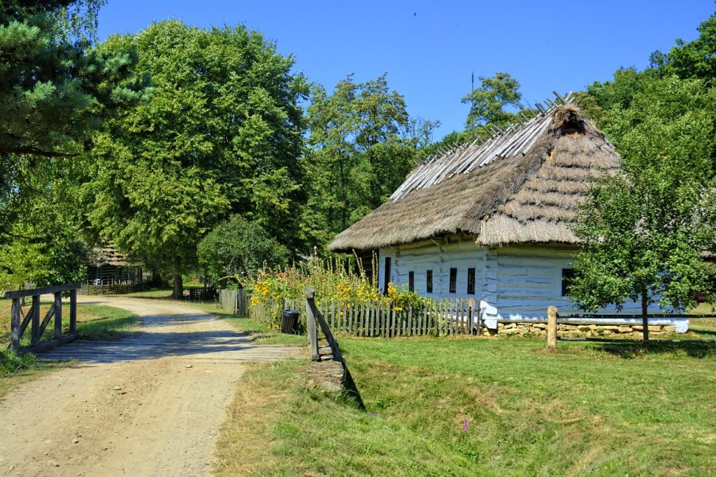 sanok, skansen, chata